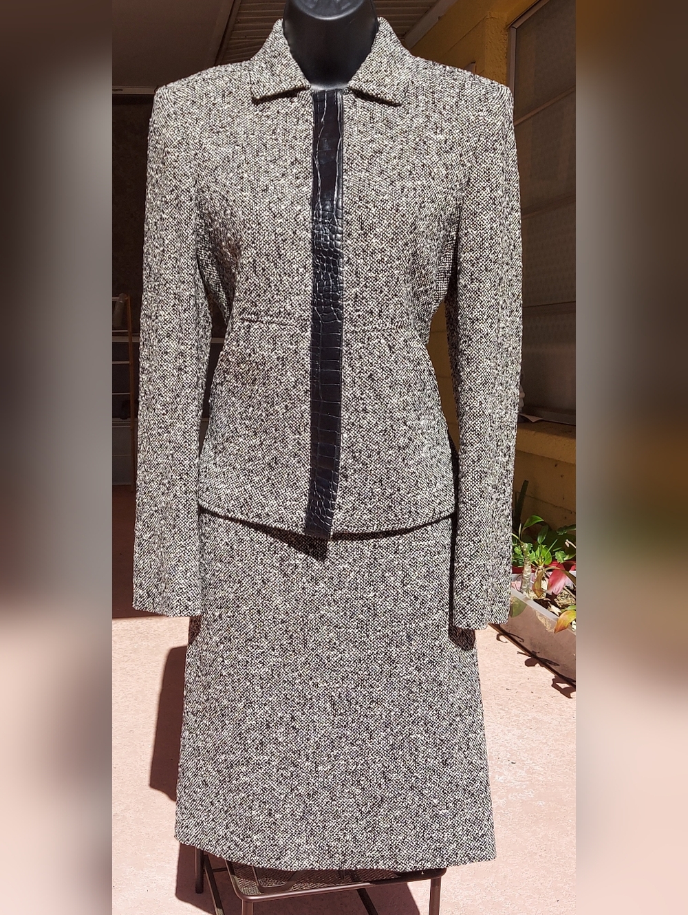 MaxMara Two-Piece Wool Suit with Skirt size 6